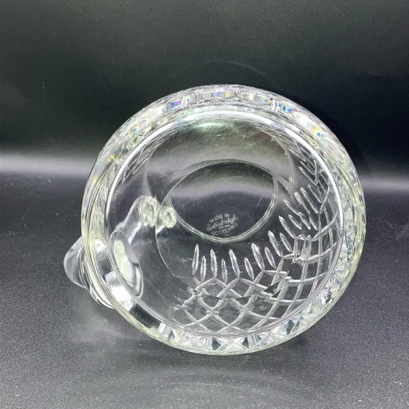 Vintage 1980’s Edinburgh Crystal Appin Pattern Water Pitcher Hand Blown
